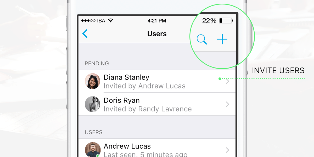Invite users