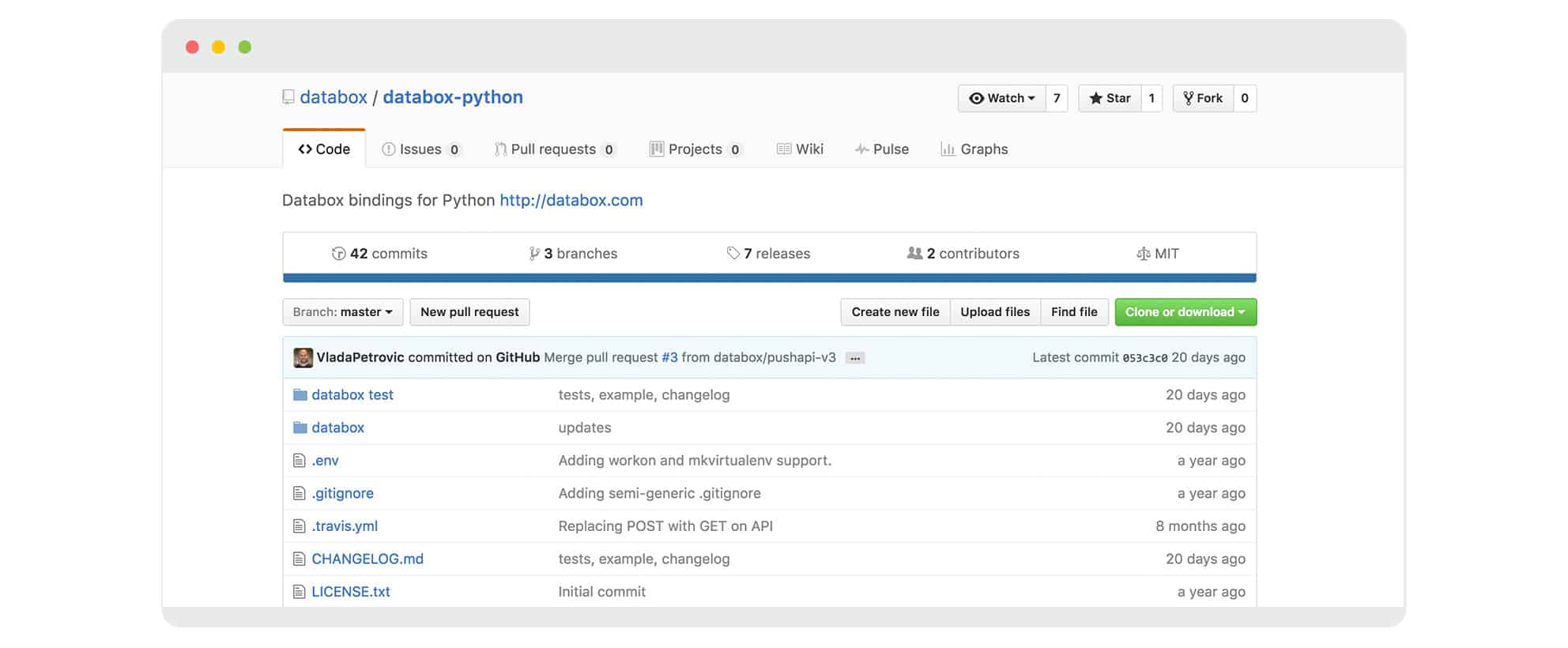 GitHub Screenshot