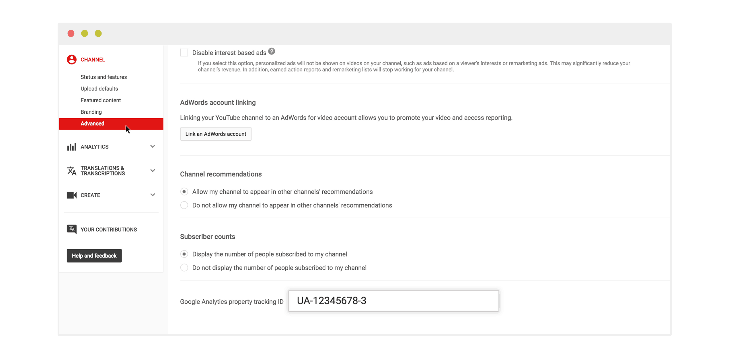 Track YouTube Channel Performance in Databox