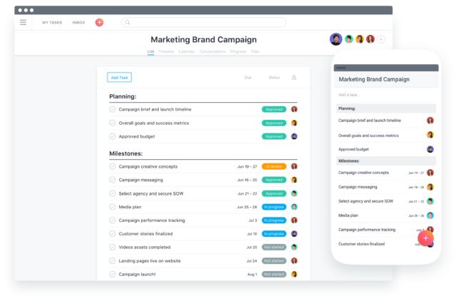 asana for marketers