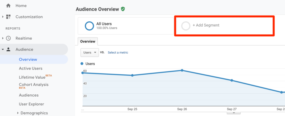 google analytics segments