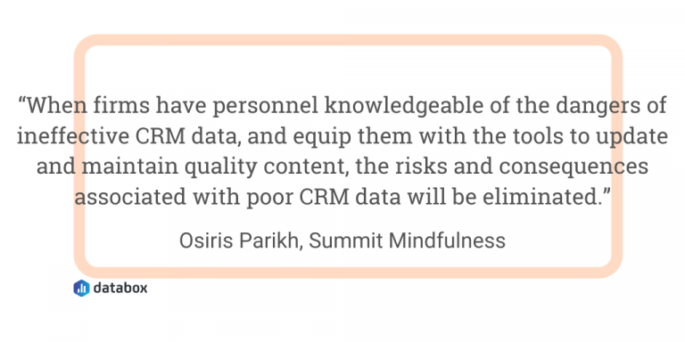 Cleanup Your Bad CRM Data Like the Pros Dore | Databox