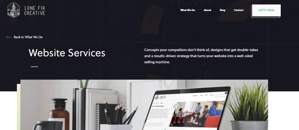 our services examples