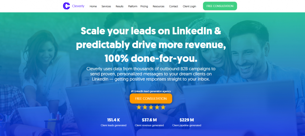 cleverly b2b lead generation tool