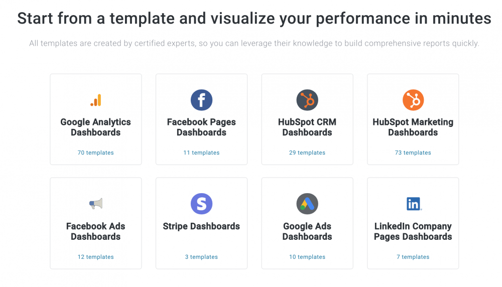 Databox's CTA example