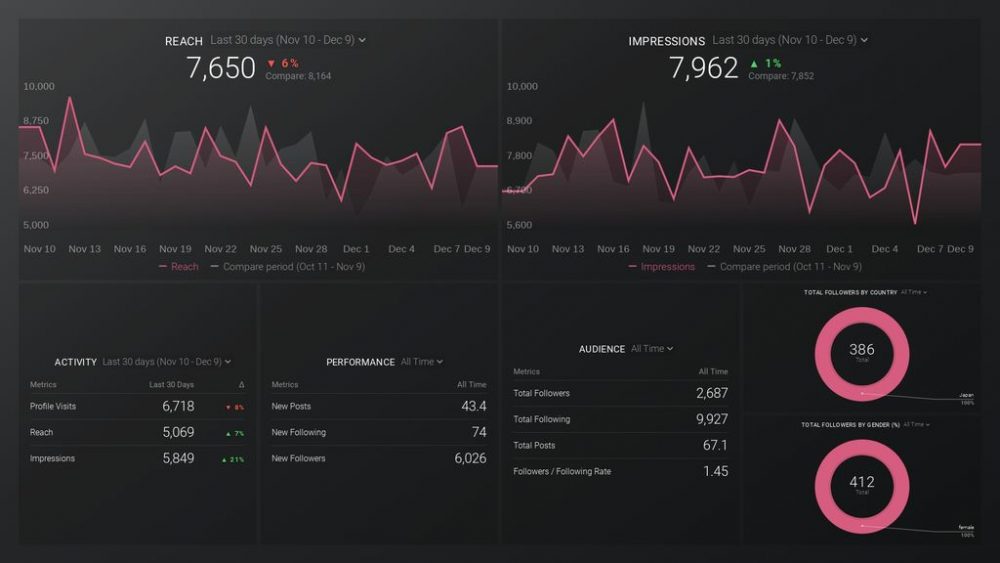 Instagram Business (account overview)