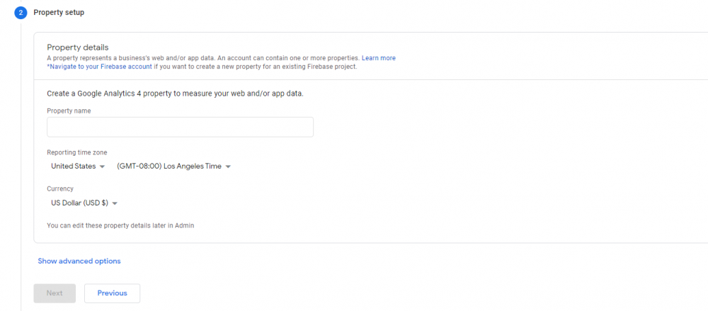 How to Set Up Google Analytics property 2