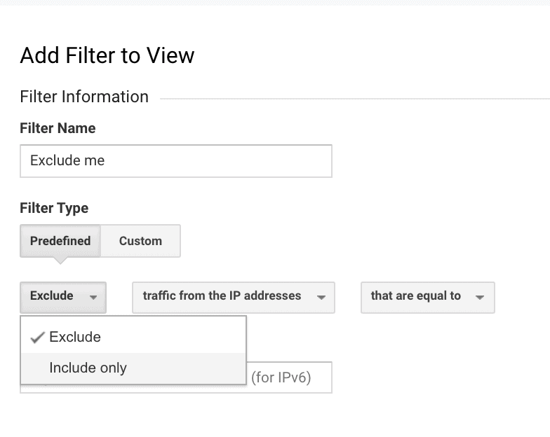 How to Set Up Filters in Google Analytics - step 2