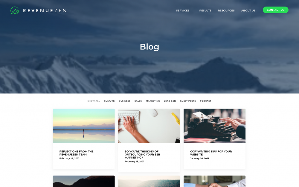 RevenueZen’s blog