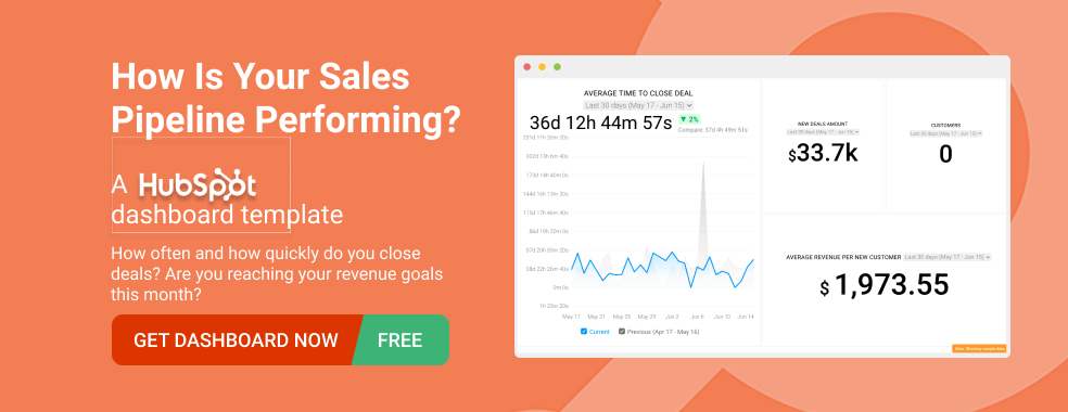 HubSpot CRM – Sales Analytics Overview Template