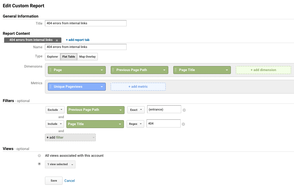 Google Analytics 404 Report: How to Monitor, Find and Fix 404 Errors in GA