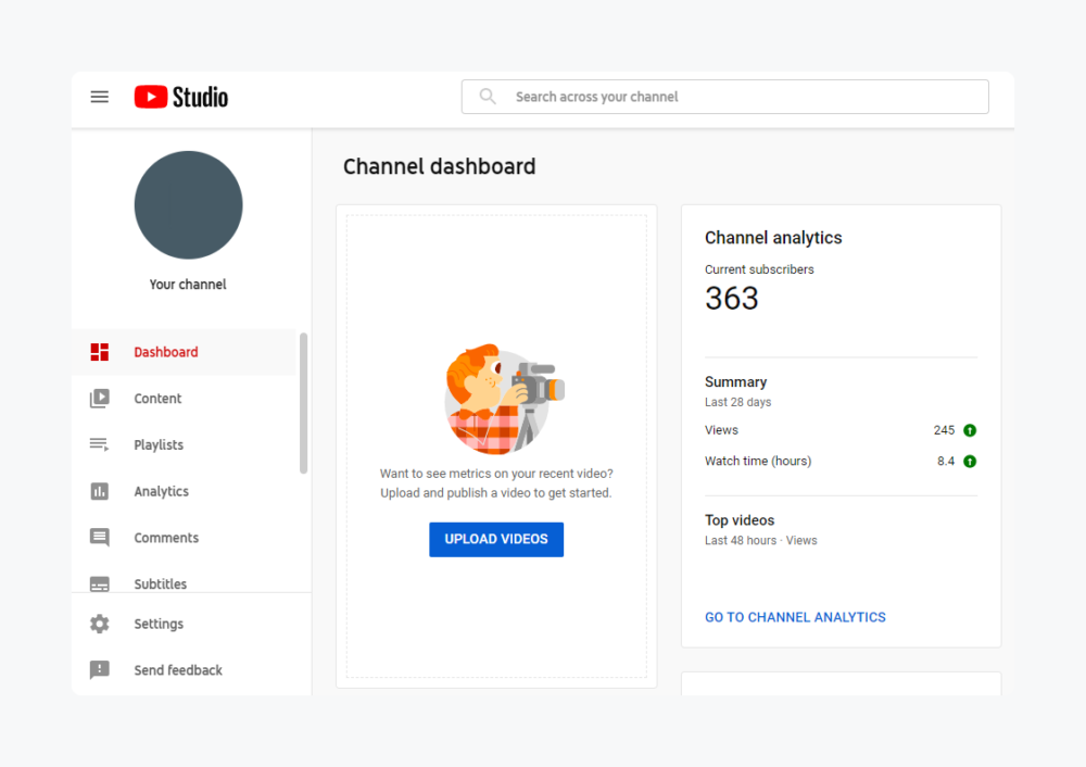 How To Create A Comprehensive Youtube Analytics Report Step By Step Guide Databox 