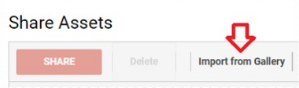 Importing Assets from Google Analytics Solution Gallery to Your Reporting View - step 1