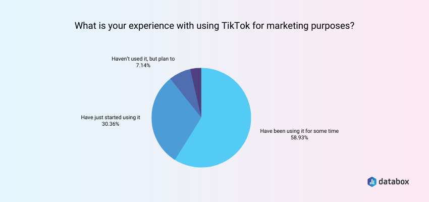 what's your experience with using tiktok for marketing purposes?