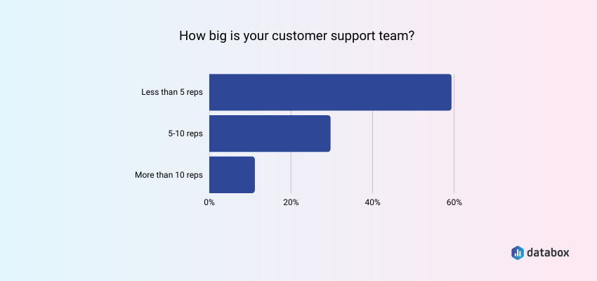 customer support team size