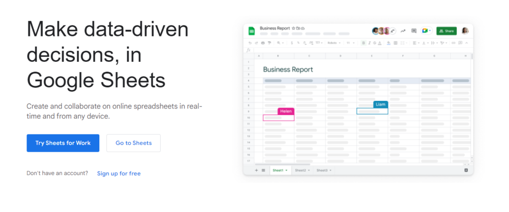 Google Sheets