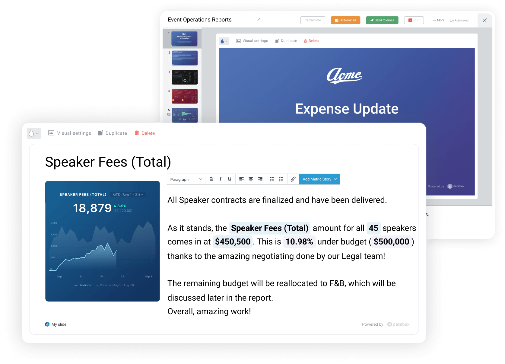 Google Spreadsheet Reporting Tool