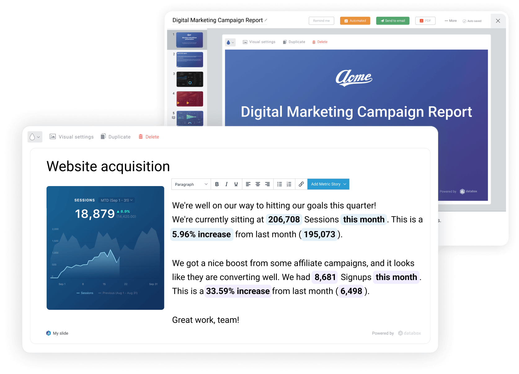 Dashboard Reporting Tool