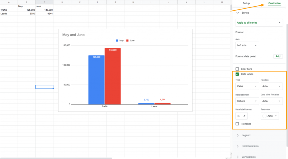 How to create live-updating visualizations using Google Sheets