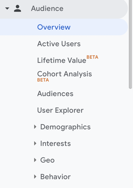 google analytics overview