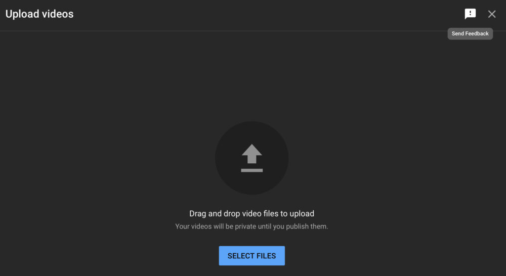 Upload videos