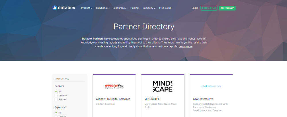 Databox Partner Directory