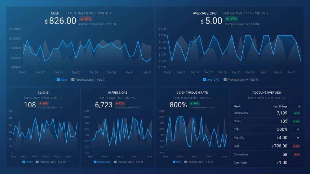 Google Ads (Competitive Health) Dashboard 