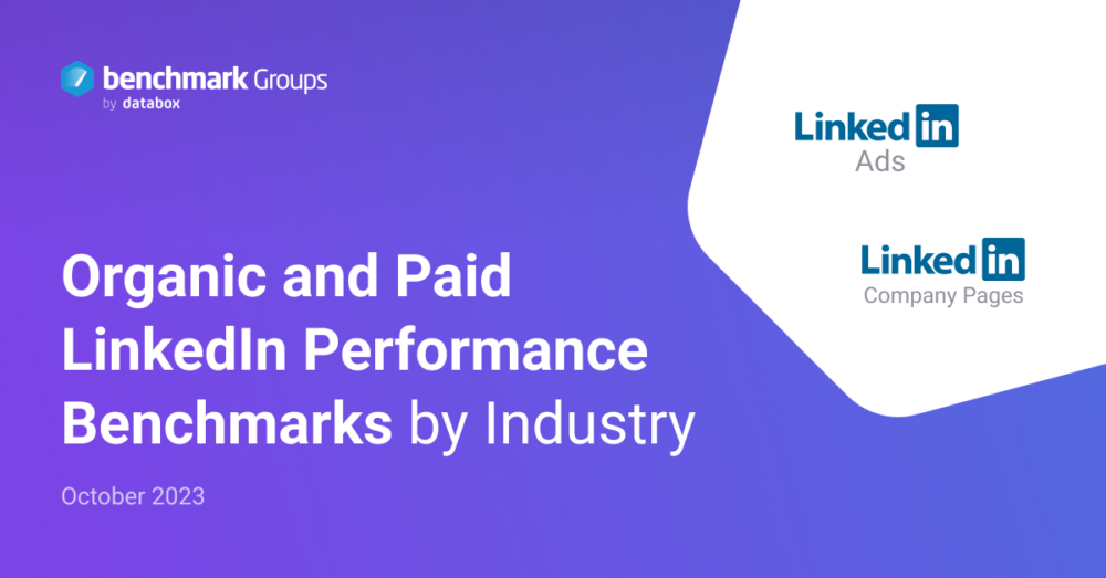 Organic and Paid LinkedIn Performance Benchmarks by Industry for 2023