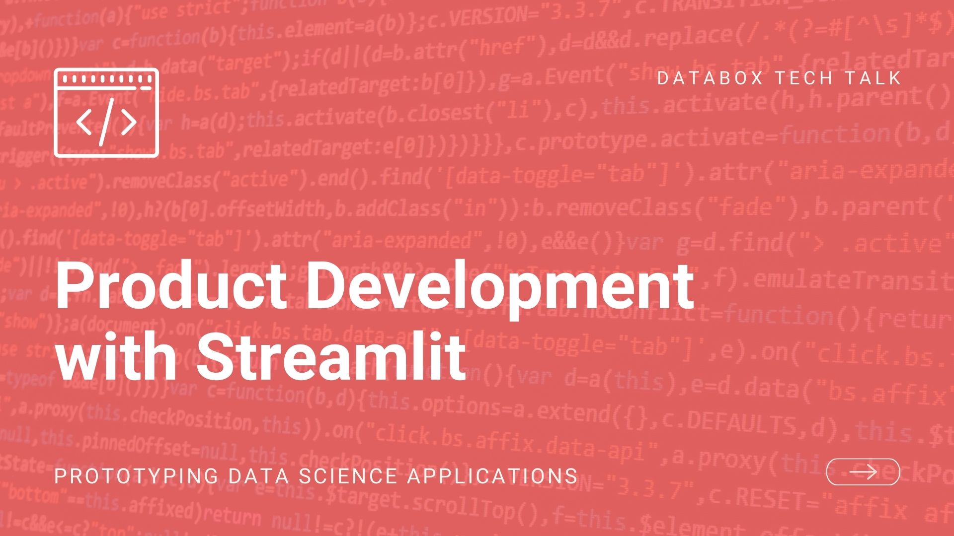 <strong>Bridging the Gap between Data Science and Product Development with Streamlit</strong>