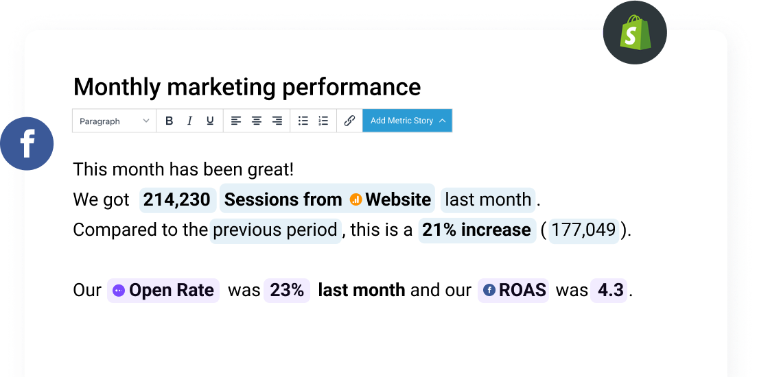 Automate your entire reporting process