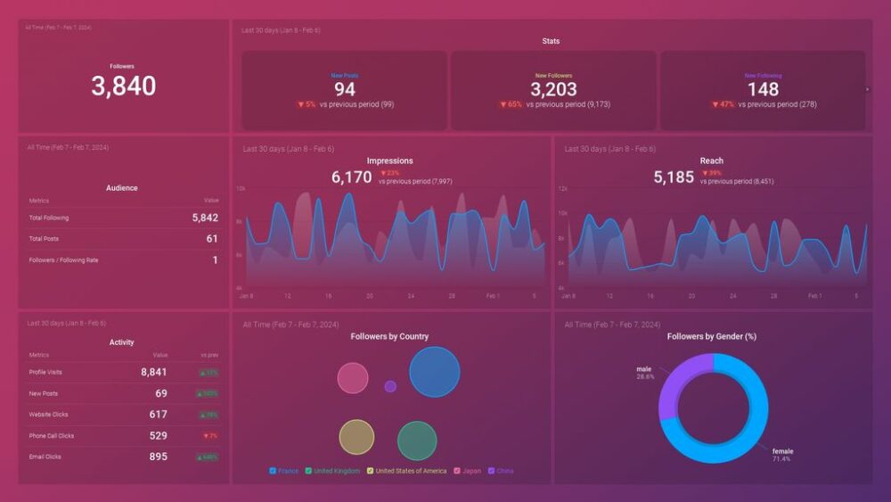 Instagram Business Profile Overview