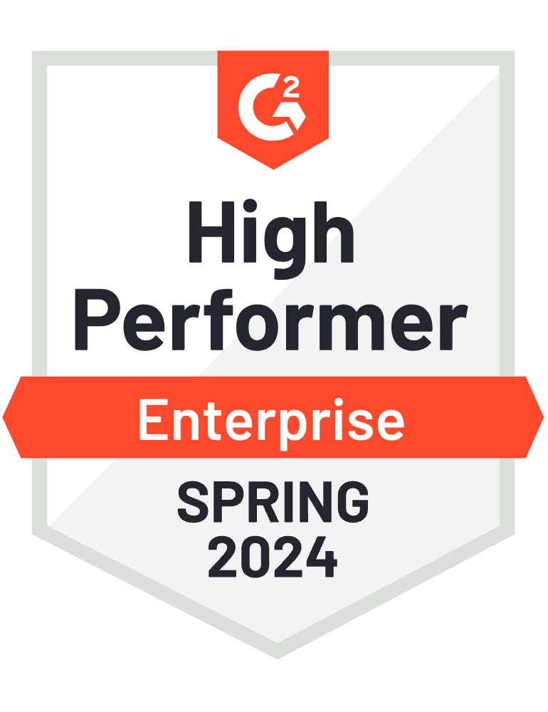 G2 High performer enterprise spring 2024