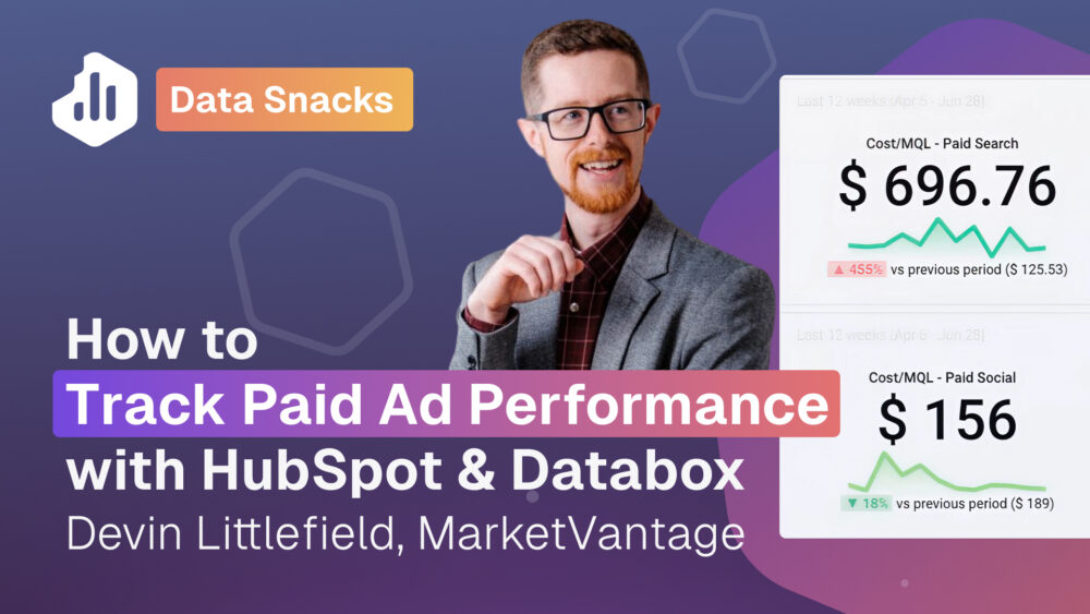 How to Track Paid Advertising Performance with HubSpot & Databox w/Devin Littlefield