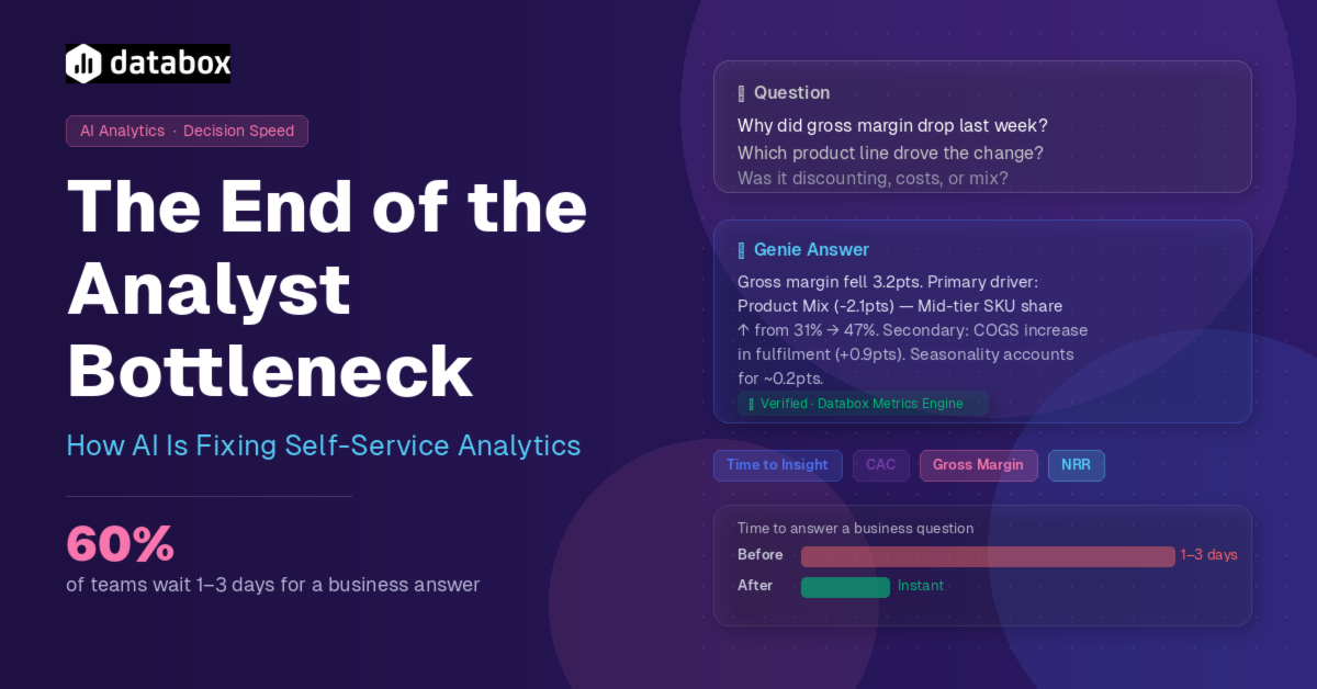 The End of the Analyst Bottleneck: How AI Is Fixing Self-Service Analytics