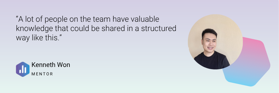 Mentoring program at Databox